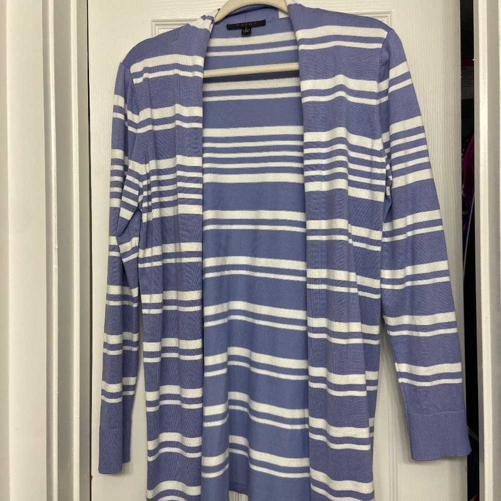 New without tags striped cardigan